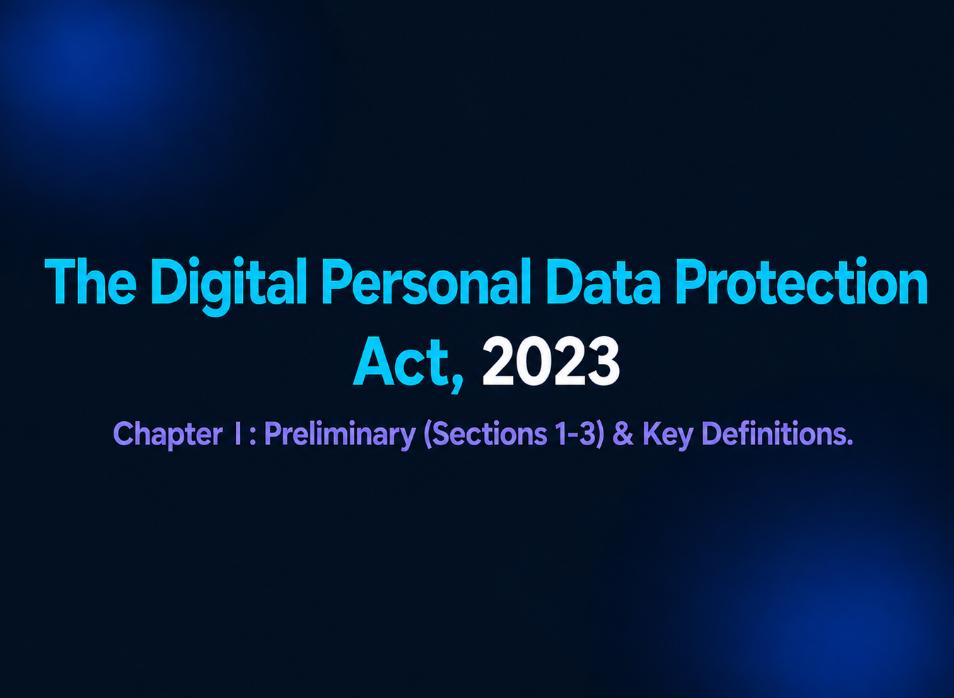 Chapter I: Preliminary (Sections 1-3) & Key Definitions — Slide 1