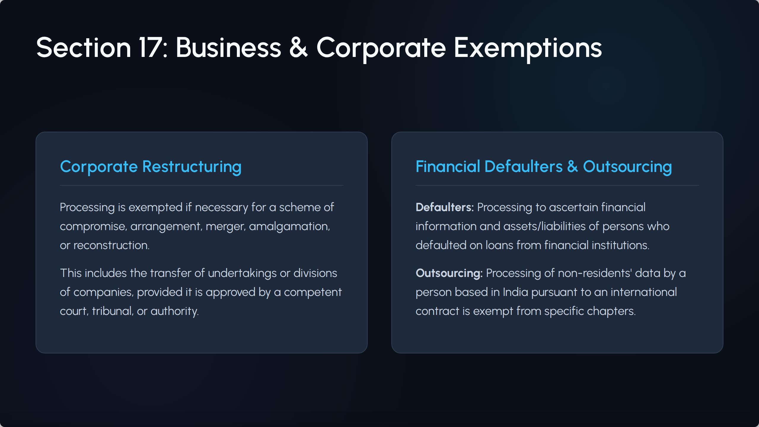 Chapter IV: Special Provisions — Slide 4