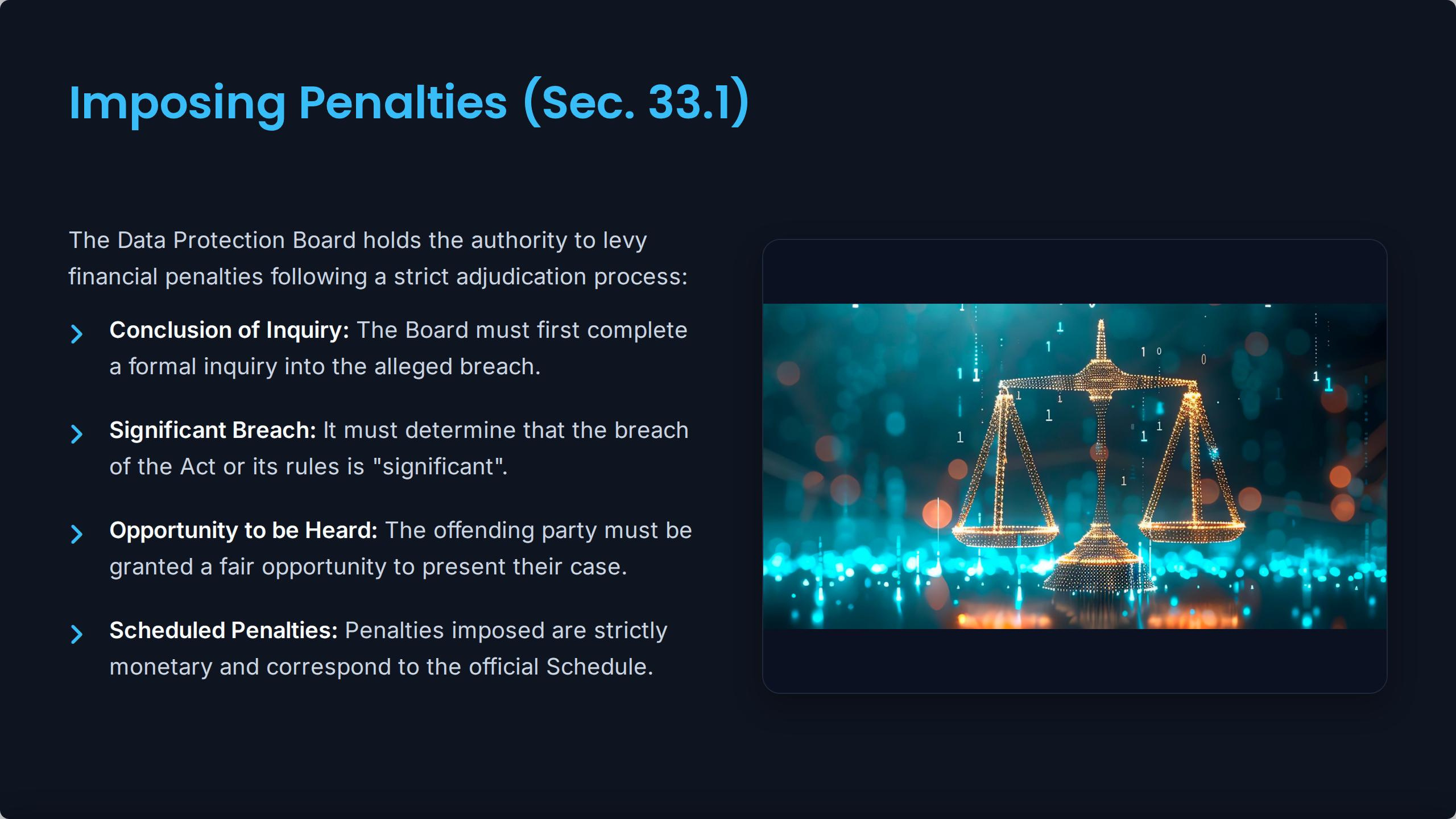 Chapter VIII: Penalties and Adjudication — Slide 3