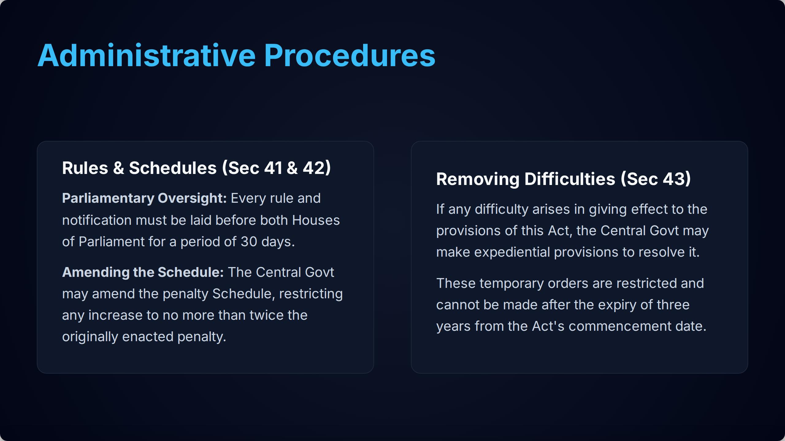 Chapter IX: Miscellaneous Provisions — Slide 7